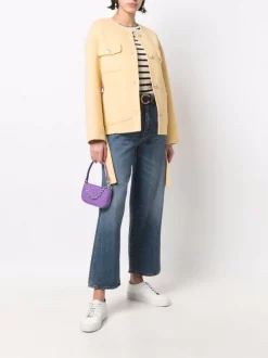 ( Neue Saison ) Maje Yellow Jacke Mit Gürtel Damen 8 ( Neue Saison ) Maje Yellow Jacke Mit Gürtel Damen -Outlet MAJE Store 17558833 37318664 600