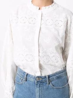 ( Neue Saison ) Maje Hemd Mit Lochstickerei Damen 11 ( Neue Saison ) Maje Hemd Mit Lochstickerei Damen -Outlet MAJE Store 17558834 37318731 600