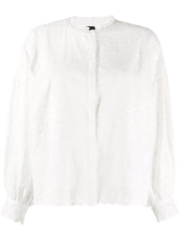 ( Neue Saison ) Maje Hemd Mit Lochstickerei Damen 3 ( Neue Saison ) Maje Hemd Mit Lochstickerei Damen