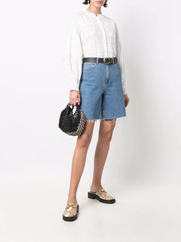 ( Neue Saison ) Maje Hemd Mit Lochstickerei Damen 4 ( Neue Saison ) Maje Hemd Mit Lochstickerei Damen – Bild 2