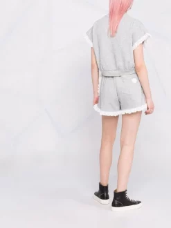 ( Neue Saison ) Maje Jersey-Shorts Mit Spitzenborten GREY 13 ( Neue Saison ) Maje Jersey-Shorts Mit Spitzenborten GREY -Outlet MAJE Store 17559271 37697868 600