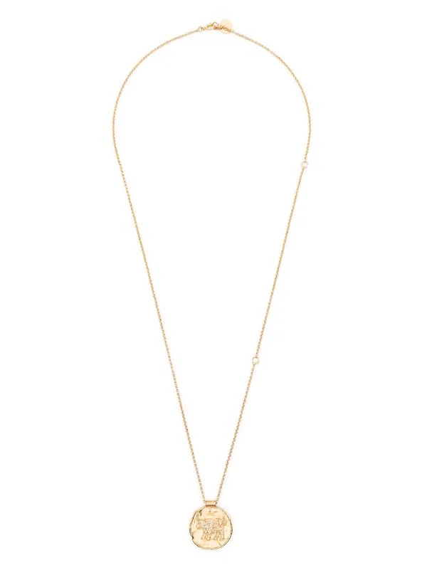 ( Permanente Kollektion ) Maje TAURUS GOLD Halskette Mit Verziertem Stieranhänger Damen 5 ( Permanente Kollektion ) Maje TAURUS GOLD Halskette Mit Verziertem Stieranhänger Damen – Bild 3