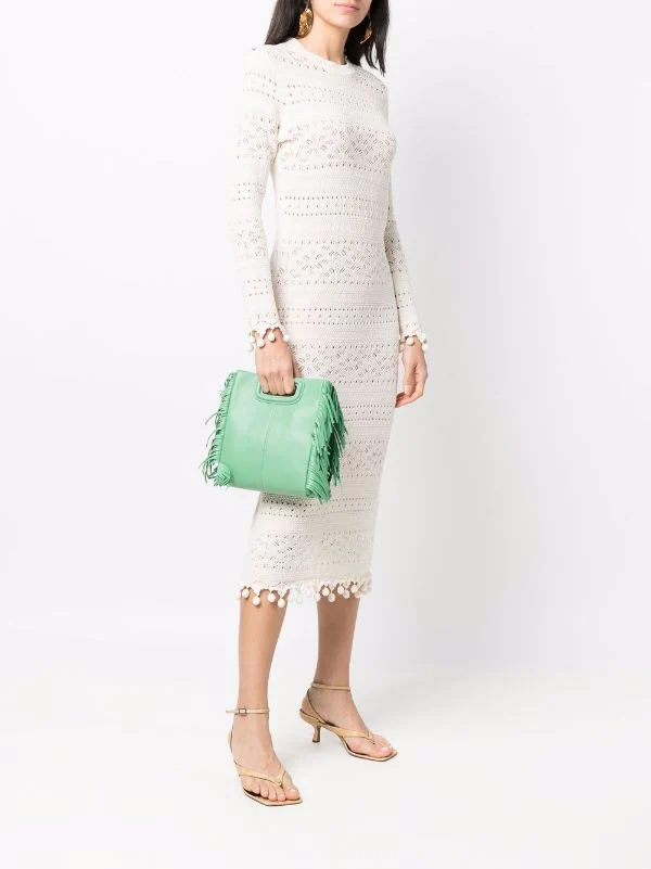 ( Neue Saison ) Maje JADE Handtasche Mit Fransen Damen 4 ( Neue Saison ) Maje JADE Handtasche Mit Fransen Damen – Bild 2