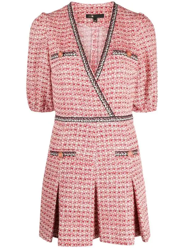 ( Exklusiv ) Maje Renetia Minikleid PINK RED 3 ( Exklusiv ) Maje Renetia Minikleid PINK RED