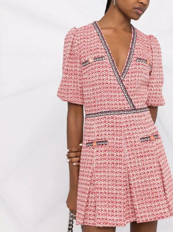 ( Exklusiv ) Maje Renetia Minikleid PINK RED 7 ( Exklusiv ) Maje Renetia Minikleid PINK RED – Bild 5