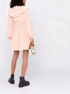 ( Neue Saison ) Maje Riava Georgette-Kleid Pale Pink 13 ( Neue Saison ) Maje Riava Georgette-Kleid Pale Pink -Outlet MAJE Store 17559353 36755626 600