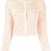 ( Neue Saison ) Maje Pink Karierter Cardigan Damen -Outlet MAJE Store 17559361 37319645 600