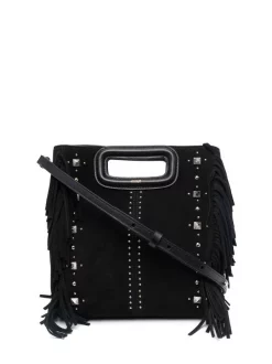 ( Neue Saison ) Maje 2517 BLACK Handtasche Mit Nieten Damen