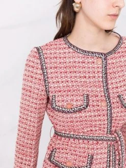 ( Exklusiv ) Maje ROSE / ROUGE Jacke Mit Tweed-Styles Damen 10 ( Exklusiv ) Maje ROSE / ROUGE Jacke Mit Tweed-Styles Damen -Outlet MAJE Store 17559375 37683918 600