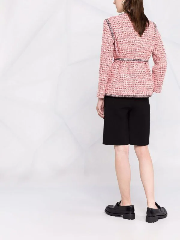 ( Exklusiv ) Maje ROSE / ROUGE Jacke Mit Tweed-Styles Damen 8 ( Exklusiv ) Maje ROSE / ROUGE Jacke Mit Tweed-Styles Damen – Bild 6