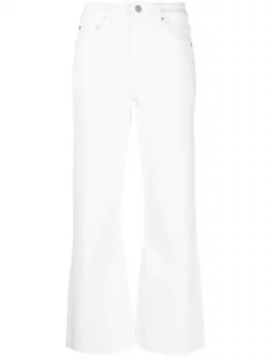 ( Neue Saison ) Maje Halbhohe Cropped-Jeans 0101 ECRU