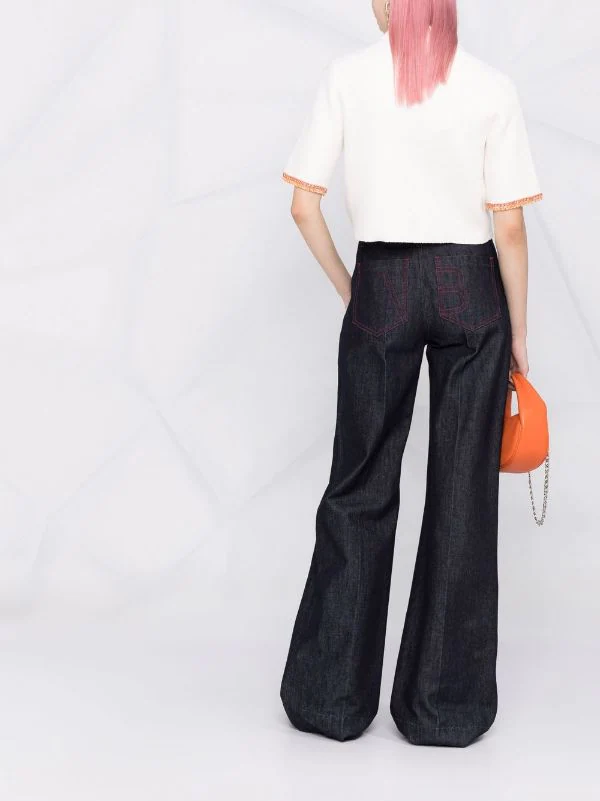 ( Neue Saison ) Maje 0101 ECRU Strickoberteil Mit Cropped-Ärmeln Damen 6 ( Neue Saison ) Maje 0101 ECRU Strickoberteil Mit Cropped-Ärmeln Damen – Bild 4