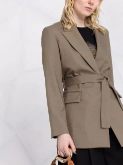 ( Neue Saison ) Maje Blazer Mit Bindegürtel Damen 10 ( Neue Saison ) Maje Blazer Mit Bindegürtel Damen -Outlet MAJE Store 17560038 37697592 600