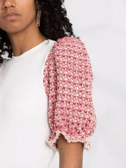 ( Exklusiv ) Maje 0101 ECRU Gestricktes T-Shirt Damen 10 ( Exklusiv ) Maje 0101 ECRU Gestricktes T-Shirt Damen -Outlet MAJE Store 17560100 36922939 600