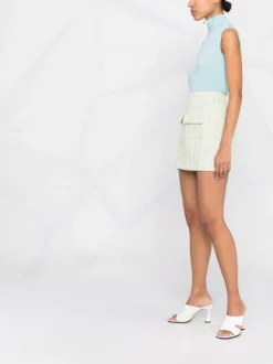 ( Neue Saison ) Maje H017 VERT CLAIR Tweed-Midirock In A-Linie Damen 13 ( Neue Saison ) Maje H017 VERT CLAIR Tweed-Midirock In A-Linie Damen -Outlet MAJE Store 17560104 72f0f492 2838 4f4f af68 2771feabb4f0 600