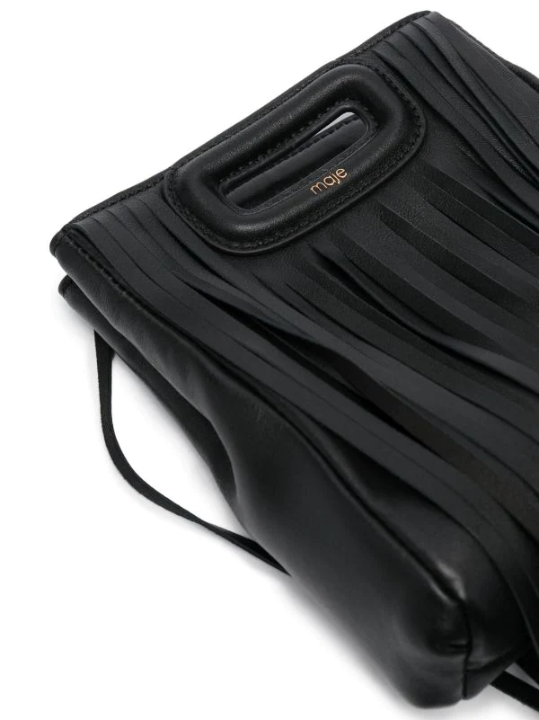 ( Neue Saison ) Maje 2517 NOIR Mini M Umhängetasche Damen 7 ( Neue Saison ) Maje 2517 NOIR Mini M Umhängetasche Damen – Bild 5