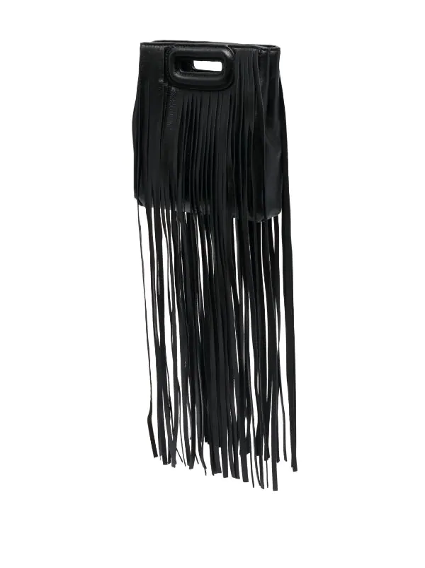 ( Neue Saison ) Maje 2517 NOIR Mini M Umhängetasche Damen 6 ( Neue Saison ) Maje 2517 NOIR Mini M Umhängetasche Damen – Bild 4