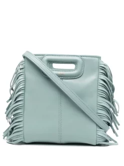 ( Permanente Kollektion ) Maje Handtasche Aus Leder BLEU CELADON 13 ( Permanente Kollektion ) Maje Handtasche Aus Leder BLEU CELADON -Outlet MAJE Store 17560108 38968859 600