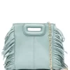 ( Permanente Kollektion ) Maje Handtasche Aus Leder BLEU CELADON 1 ( Permanente Kollektion ) Maje Handtasche Aus Leder BLEU CELADON -Outlet MAJE Store 17560108 38968860 600