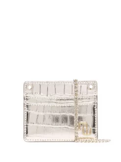 ( Neue Saison ) Maje Portemonnaie Mit Kroko-Effekt Damen