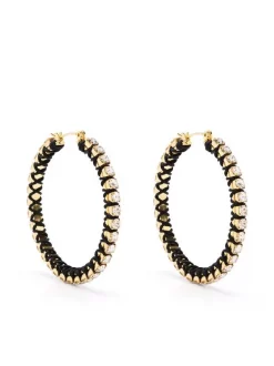 ( Neue Saison ) Maje Creolen Mit Kristallen Damen