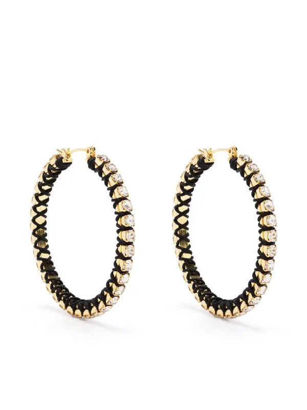 ( Neue Saison ) Maje Creolen Mit Kristallen Damen 3 ( Neue Saison ) Maje Creolen Mit Kristallen Damen