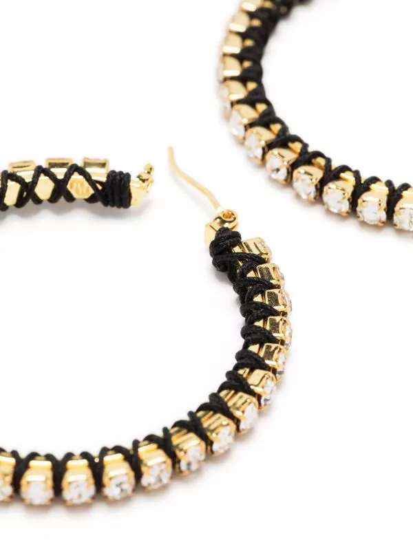 ( Neue Saison ) Maje Creolen Mit Kristallen Damen 5 ( Neue Saison ) Maje Creolen Mit Kristallen Damen – Bild 3