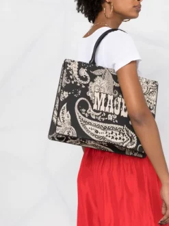 ( Neue Saison ) Maje Mittelgroße Handtasche NOIR 10 ( Neue Saison ) Maje Mittelgroße Handtasche NOIR -Outlet MAJE Store 17560131 42615fde 887b 4397 ab2c 2fd702d06a7c 600