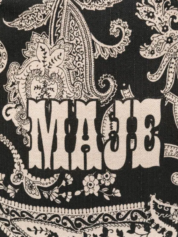 ( Neue Saison ) Maje Mittelgroße Handtasche NOIR 7 ( Neue Saison ) Maje Mittelgroße Handtasche NOIR – Bild 5