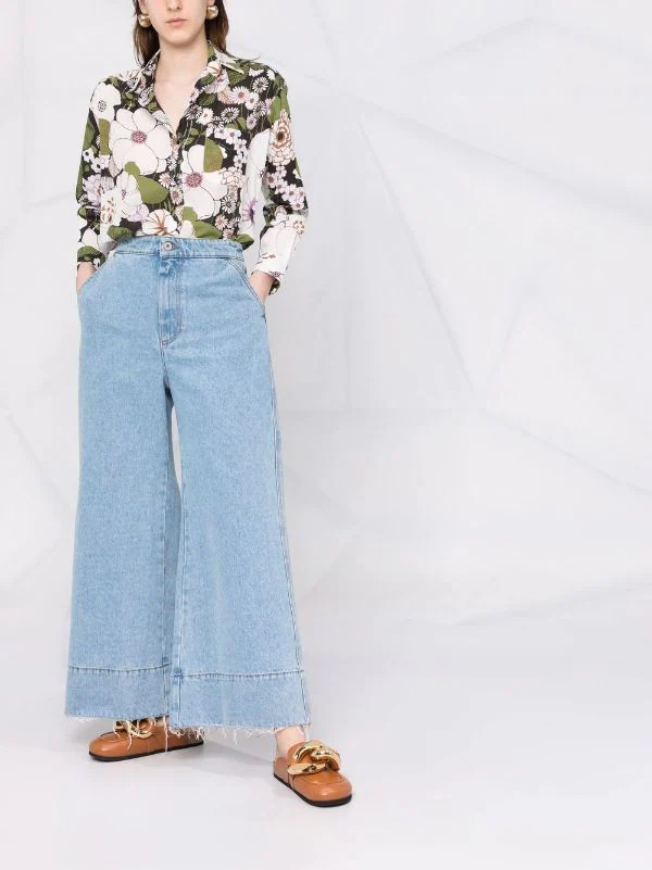 ( Neue Saison ) Maje Hemd Mit Blumen-Print Flower 70's Black 4 ( Neue Saison ) Maje Hemd Mit Blumen-Print Flower 70's Black – Bild 2