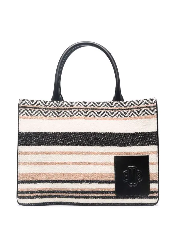 ( Neue Saison ) Maje 2517 BLACK Shopper Mit Logo-Patches Damen 3 ( Neue Saison ) Maje 2517 BLACK Shopper Mit Logo-Patches Damen