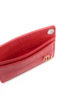 Maje C012 ROUGE LOLLIPOP Kartenetui Mit Kroko-Effekt Damen 7 Maje C012 ROUGE LOLLIPOP Kartenetui Mit Kroko-Effekt Damen -Outlet MAJE Store 17560134 36607658 600
