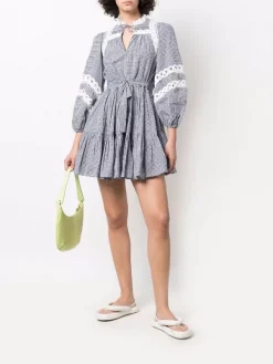 ( Neue Saison ) Maje Kleid Mit Karomuster Marine Ecru 8 ( Neue Saison ) Maje Kleid Mit Karomuster Marine Ecru -Outlet MAJE Store 17560135 38328431 600