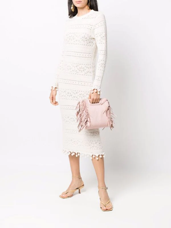 Maje Handtasche Mit Fransen Damen 4 Maje Handtasche Mit Fransen Damen – Bild 2