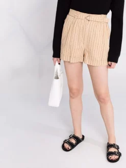 ( Neue Saison ) Maje Shorts Mit Nadelstreifen Beige 12 ( Neue Saison ) Maje Shorts Mit Nadelstreifen Beige -Outlet MAJE Store 17560146 37670156 600