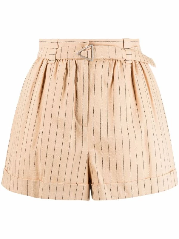 ( Neue Saison ) Maje Shorts Mit Nadelstreifen Beige 3 ( Neue Saison ) Maje Shorts Mit Nadelstreifen Beige