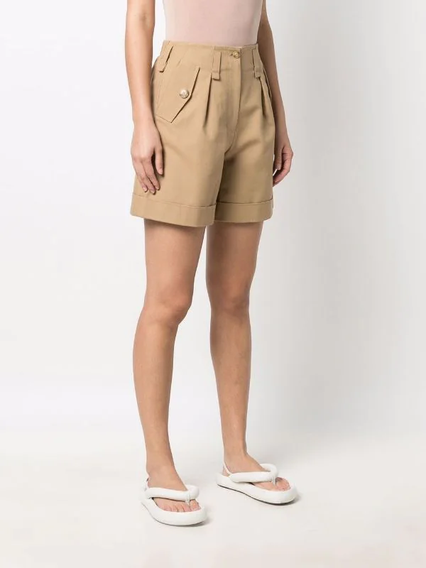 ( Neue Saison ) Maje Shorts Mit Hohem Bund Damen 5 ( Neue Saison ) Maje Shorts Mit Hohem Bund Damen – Bild 3