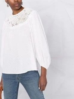 ( Neue Saison ) Maje Gepunktete Bluse Damen -Outlet MAJE Store 17575739 38222412 600