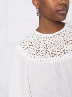 ( Neue Saison ) Maje Gepunktete Bluse Damen -Outlet MAJE Store 17575739 38222422 600