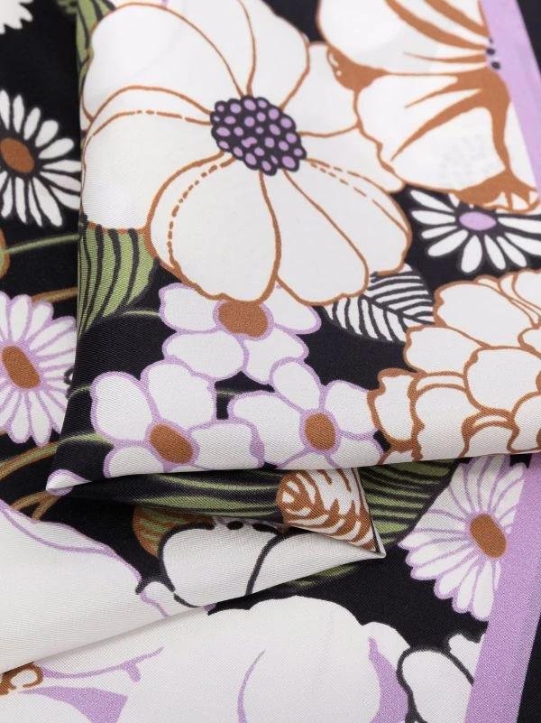 ( Neue Saison ) Maje Seidenschal Mit Blumen-Print Damen 6 ( Neue Saison ) Maje Seidenschal Mit Blumen-Print Damen – Bild 4