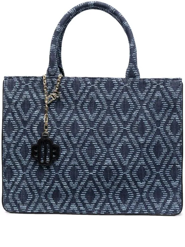 ( Neue Saison ) Maje Gemusterte Handtasche INDIGO 3 ( Neue Saison ) Maje Gemusterte Handtasche INDIGO