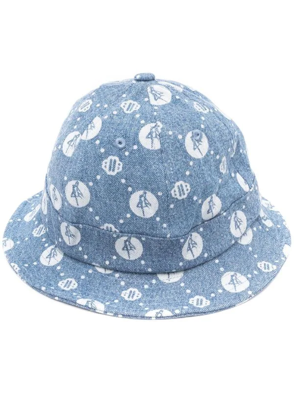 Maje X Sailor Moon Jeanshut Mit Monogramm-Print Damen 3 Maje X Sailor Moon Jeanshut Mit Monogramm-Print Damen