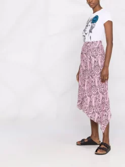 ( Neue Saison ) Maje Asymmetrischer Rock Mit Paisley-Print PINK PAISLEY 11 ( Neue Saison ) Maje Asymmetrischer Rock Mit Paisley-Print PINK PAISLEY -Outlet MAJE Store 18032783 38210598 600