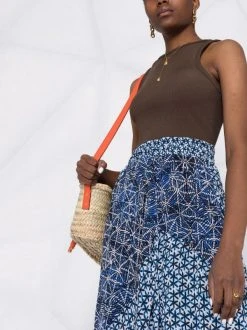 ( Neue Saison ) Maje Midirock Mit Abstraktem Muster INDIGO 12 ( Neue Saison ) Maje Midirock Mit Abstraktem Muster INDIGO -Outlet MAJE Store 18032799 38223523 600