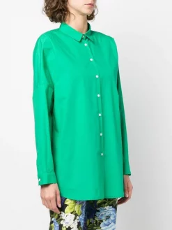 ( Neue Saison ) Maje 09 GREEN Hemd Mit Knöpfen Damen -Outlet MAJE Store 18032800 38981331 600