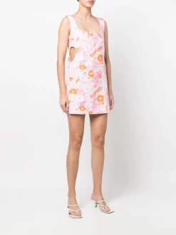 ( Neue Saison ) Maje Kleid Mit Blumen-Print FLOWER POWER ROSE -Outlet MAJE Store 18032801 39674841 600