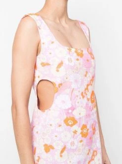 ( Neue Saison ) Maje Kleid Mit Blumen-Print FLOWER POWER ROSE -Outlet MAJE Store 18032801 39674842 600