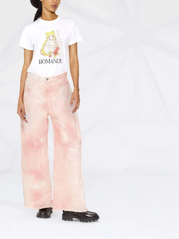 Maje X Sailor Moon T-Shirt Mit Grafischem Print Damen 4 Maje X Sailor Moon T-Shirt Mit Grafischem Print Damen – Bild 2