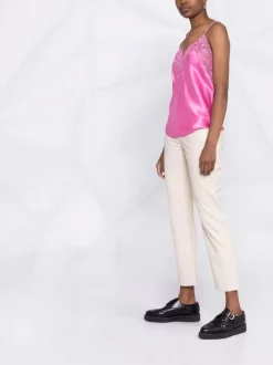 ( Neue Saison ) Maje Camisole-Seidentop Mit Spitzenbesatz CANDY PINK 11 ( Neue Saison ) Maje Camisole-Seidentop Mit Spitzenbesatz CANDY PINK -Outlet MAJE Store 18032806 38208125 600