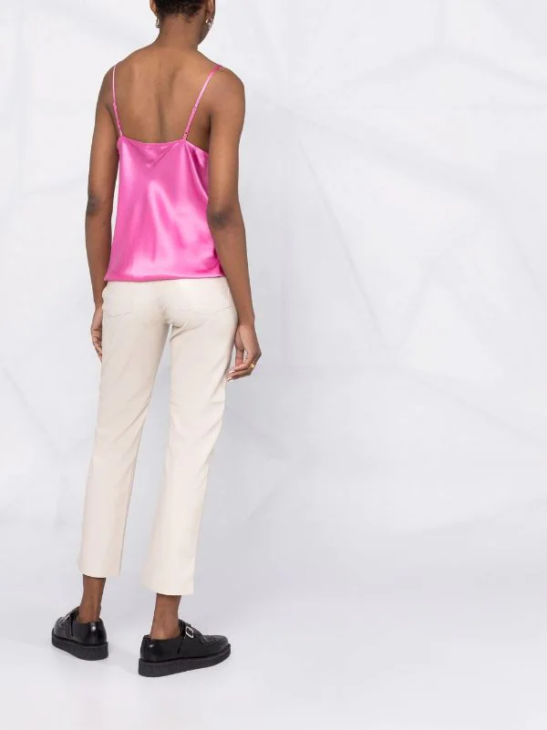 ( Neue Saison ) Maje Camisole-Seidentop Mit Spitzenbesatz CANDY PINK 8 ( Neue Saison ) Maje Camisole-Seidentop Mit Spitzenbesatz CANDY PINK – Bild 6